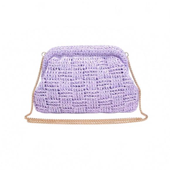 NEW URBAN EXPRESSIONS urban expressions annie clutch in lilac - Picture 3 of 8
